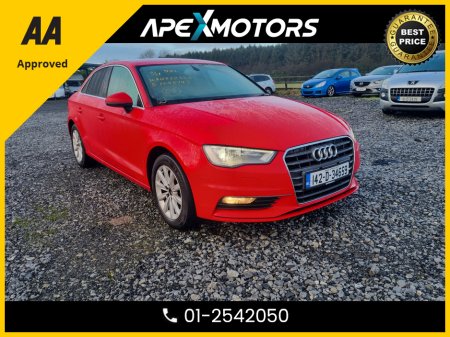 2014 Audi A3 FINANCE ARRANGED * AUTOMATIC (DSG) * NEW NCT DEC-26 * 4-DR SALOON * LOW LOW KMs * AA APPROVED * 101 SAFETY CHECKLIST * 12-MONTH ROADSIDE ASSIST * IMMACULATE * ADAPTIVE CRUISE * LOW TAX * 01-2542050