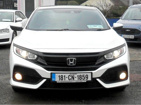 2018 Honda Civic 16 ID TEC EX 120PS 5DR......LEATHER.......NCT 04/27.......02/26 €14,995 thumbnail