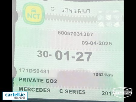 2017 Mercedes-Benz C Class C SERIES E SPORT PREMIUM 4DR AUTO, VERY LOW MILEAGE €19,950 thumbnail