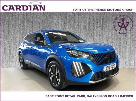 2025 Peugeot 2008 Electric 156bhp (54 kWh) Allure €28,950