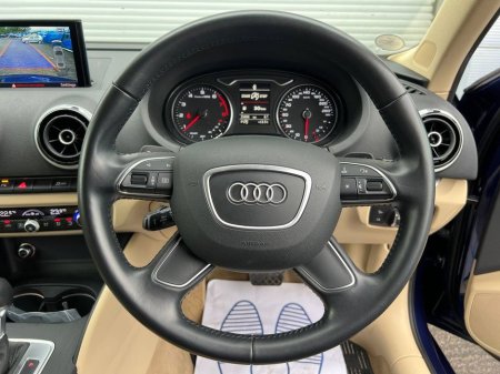 2015 Audi A3 S-LINE PACK 1.4 TFSI AUTO // VERY LOW MILEAGE // REVERSE CAMERA // LEATHER POWERED HEATED SEATS €16,950