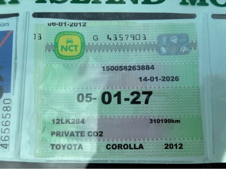 2012 Toyota Corolla 1.33 TERRA MC 4DR €3,950 thumbnail