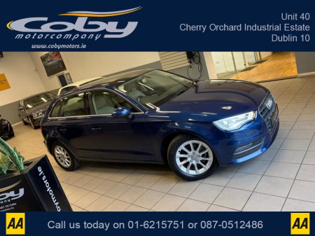2014 Audi A3 1.4 Auto TFSI Hatchback. New NCT done before collection, Full Leather, Heated Seats, Panoramic Roof, Dual Climate Control, Reverse Camera, Parking Sensors, Full Electrics, Handsfree, and more. €12,950 thumbnail
