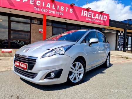 2015 Peugeot 5008 1.6 HDI 115 BHP ACTIVE NCT 07/26 TAX 08/25 7 SEATER €6,900