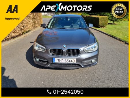 2017 BMW 1 Series FINANCE ARRANGED * D SE 5DR AUTO * AA APPROVED * 101 SAFETY CHECKLIST * AUTOMATIC (DSG) * IMMACULATE * COLOUR REVERSE CAMERA * 5DR HATCH * LOW MILES * CRUISE CONTROL and SPEED LIMITER * 2-KEYS €14,249