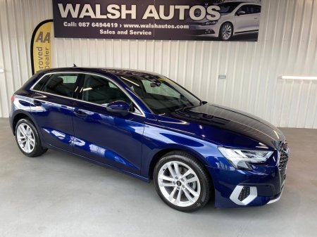 2022 Audi A3 SPORTBACK 30 TFSI 110HP SE 4DR €26,950