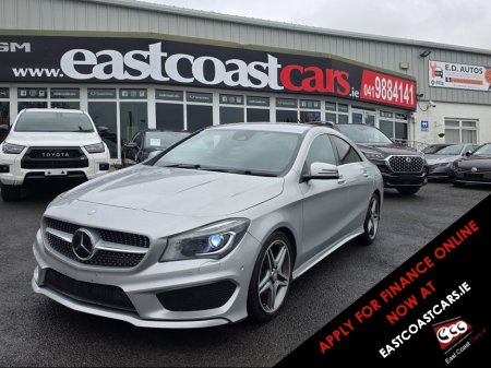 2016 Mercedes-Benz CLA Class 180 AMG LINE SAT NAV PACK LEATHER HEATED ELECTIC SEATS , CARPLAY - PRIVACY GLASS - REV CAMERA - ALLOYS -