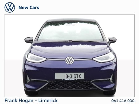 2026 Volkswagen ID.3 GTX 79KWH FIRE+ICE RANGE WLTP 598KM €40,802 thumbnail