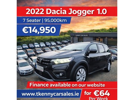 2022 Dacia Jogger 7 SEATER COMFORT TCE 110 5DR €14,950