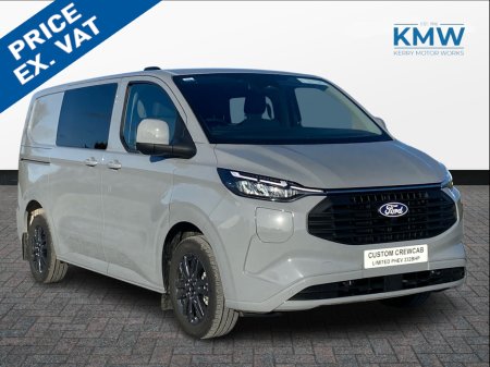 2026 Ford Transit Custom 2.5 SWB Limited Crew Cab,  2.5 232BHP PHEV Automatic €49,500