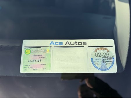 2017 Opel Astra SPORT - 1.4L PETROL - MANUAL - 12M WARRANTY - CAR: €9,950 thumbnail