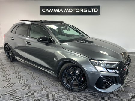 2022 Audi RS3 AUDI RS3 8Y 400BHP*PANORAMIC SUNROOF*HEATED LEATHER RS STAMPED SEATS*BANG & OLUFSEN SPEAKERS*ELECTRIC TAILGATE*REVERSE CAMERA & SENSORS*KEYLESS ENTRY & START*PARK ASSIST*FINANCE AVAILABLE & TRADE INS*