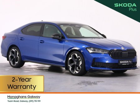 2025 Skoda Superb SPORT 2.0 TDI 150HP AUTO with BLACK PACK €54,950