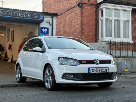 2012 Volkswagen Polo GTI, 1.4 Twin Charged Automatic, Only 37kms! New Nct 12/2026, Immaculate Condition, Tartan Seats, Apple Car Play, Android Auto, Reversing Camera, Flat Bottom Wheel, A/C, Service & Warranty Included, €11,950 thumbnail
