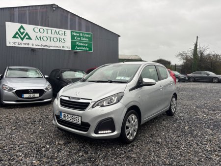 2018 Peugeot 108 1.0 Vti 68bhp Active €7,950