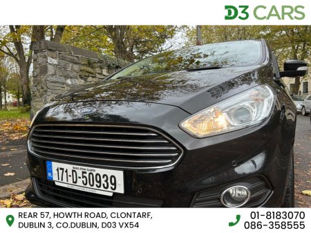 2017 Ford S-Max 2.0 TDCI ZETEC 7 SEATER 150PS 5DR
