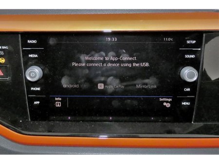 2019 Volkswagen Polo 1.0 TSI DSG ENERGETIC ORANGE*REVERSE CAM*F/R PARK SENSORS* €16,890 thumbnail