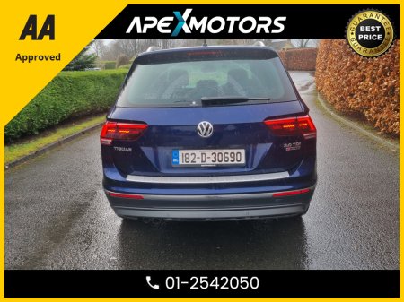 2018 Volkswagen Tiguan FINANCE ARRANGED * HIGH-LINE with LEATHER (TOP-SPEC) * 4X4 4-Motion * 2.0 AUTO DIESEL * AUTOMATIC * NEW NCT JUL-27 * LOW TAX *AA APPROVED  * 101 SAFETY CHECKLIST *12-MONTH ROADSIDE ASSIST  *01-2542050 €29,449 thumbnail