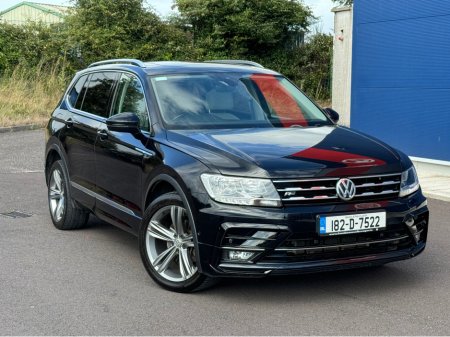 2018 Volkswagen Tiguan R Line 7 seater  2.0 TDI MANUAL 6SPEED FWD 150HP 5 5DR
