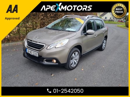 2016 Peugeot 2008 FINANCE ARRANGED * ACTIVE 1.6 BLUE HDI * AA APPROVED * 101 SAFETY CHECKLIST * IMMACULATE * TOP-SPEC 5DR HATCH * CRUISE CONTROL and SPEED LIMITER * NCT AUG-26 * LOW TAX *12-MONTH ROADSIDE ASSIST €6,949