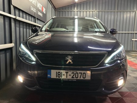 2018 Peugeot 308 1.2 Puretech 110bhp SW Active €9,950 thumbnail