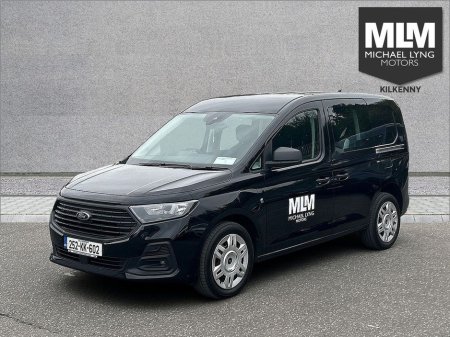 2025 Ford Transit Connect Trend Flexicab 5 seater 1.5 PHEV 150ps 6 speed Auto (V) Price Ex VAT *Trend heated seat pack, Fixed 2nd row window * €30,077 thumbnail