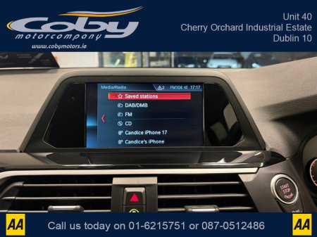 2018 BMW X3 2.0 XLINE 5DR AUTO, NCT 2028 Full Leather, Reverse Cam, Sat Nav, Heated Seats, Parking Sensors, Cruise Control, MFSW, Dual Climate Control, Bluetooth, Alloy Wheels, Full Electrics, and more. €30,950 thumbnail