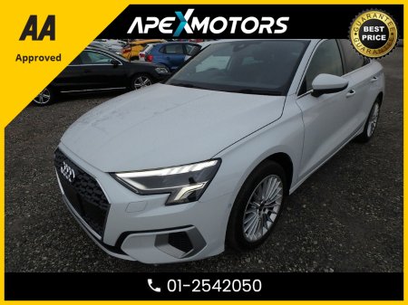 2022 Audi A3 FINANCE ARRANGED * 1.0 4Dr SALOON  * NEW NCT APR-26 * STAMPED SERVICE HISTORY * AA APPROVED * 101 SAFETY CHECKLIST * AUTOMATIC (DSG) * IMMACULATE * HEATED SEATS * COLOUR REVERSE CAMERA * TOP-SPEC €30,949