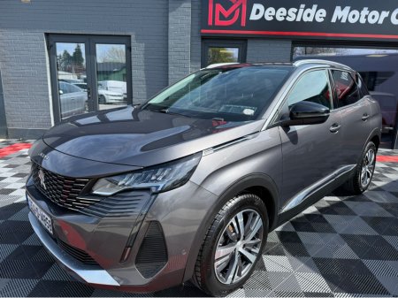 2022 Peugeot 3008 FL ALLURE 1.5 BLUE HDI 13 130 6.2 , 1/2 LEATHER SEATS , SAT - NAV , PARKING SENSORS , ALLURE SPEC , LOW KM'S @ 88 , FINANCE FROM €95 p/w & €4,950 DEPOSIT / TRADE IN , WARRANTY .