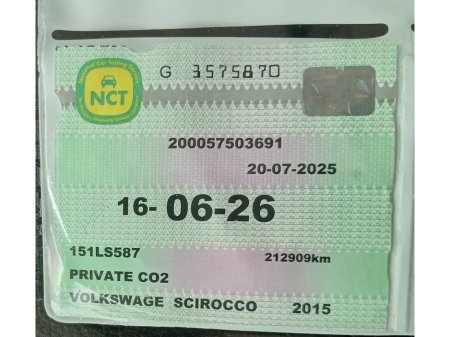 2015 Volkswagen Scirocco 2.0 TDI SPORT  6SP 150BHP 3DR : €12,500 thumbnail