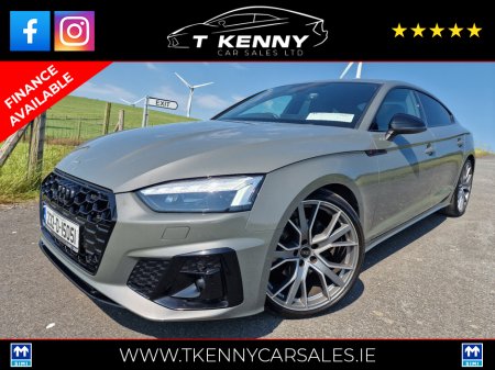 2023 Audi A5 SPORTBACK 35 TDI 163BHP S-TRONIC S LINE BLACK EDITION From €180 P/w €48,950