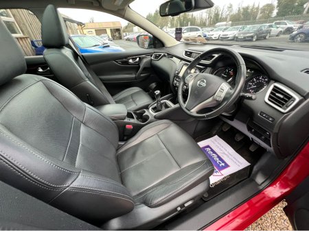 2017 Nissan Qashqai ==1.5 DCI TEKNA //FULL LEATHER//PAN ROOF//HEATED SEATS== €11,950 thumbnail