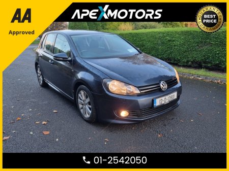 2012 Volkswagen Golf TOP-SPEC EDITION-R TDI MANUAL 5SPEED 105 4DR 5DR * IRISH CAR FROM NEW * NCT JUN-26 * LOW TAX FEB-26 * IMMACULATE * STAMPED SERVICE HISTORY * AA APPROVED * 101 SAFETY CHECKLIST * 2-KEYS * 12-MONTH ROAD €5,949