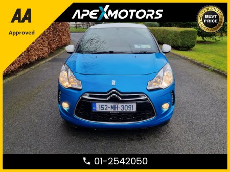 2015 Citroen DS3 FINANCE ARRANGED * DSTYLE NAV BLUE HDI S/S * IMMACULATE * TOP-SPEC HATCH * LOW LOW MILES * 2-KEYS * NEW NCT NOV-26 * LOW TAX * VERY CAREFUL OWNER * CARTELL HISTORY CHECKED * FULLY SERVICED *TRADE-IN €6,749