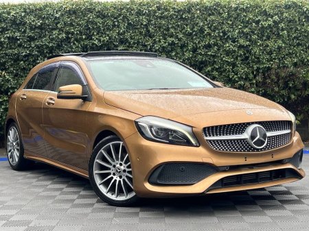 2018 Mercedes-Benz A Class A180 AMG-LINE 1.6 AUTO // OPENING PAN ROOF // BLUETOOTH MUSIC // 18" DIAMOND CUT ALLOYS €21,900 thumbnail