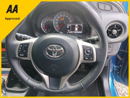 2016 Toyota Yaris ULTIMATE 1.3  PETROL AUTOMATIC LOW MILEAGE HIGH SPEC MULTIFUNCTION STEERING WHEEL ALLOY WHEELS LED HEADLIGHTS FACTORY IMMOBILISER PROXIMITY KEYS 2 FACTORY REMOTE KEYS 2 YEARS NCT 1 YEAR ROAD TAX €12,995 thumbnail