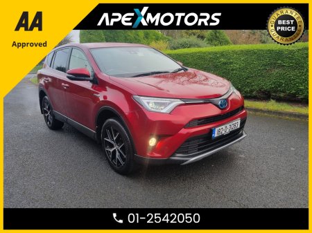 2018 Toyota Rav4 FINANCE ARRANGED * TOP-SPEC DESIGN HEV CVT VVT-I * NEW NCT DEC-27 * IMMACULATE * STAMPED SERVICE HISTORY * AA APPROVED * 101 SAFETY CHECKLIST * AUTOMATIC (DSG) * HEATED SEATS * COLOUR REVERSE CAMERA €19,949 thumbnail