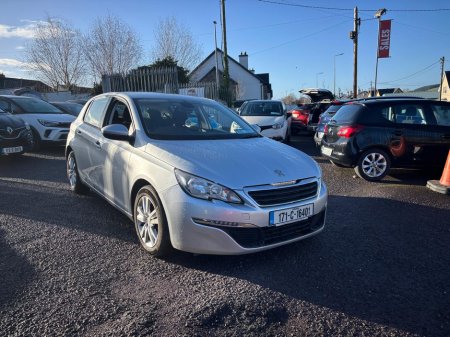2017 Peugeot 308 1.6 HDI BLUE 120 ACTIVE 5DR 120BHP €9,950
