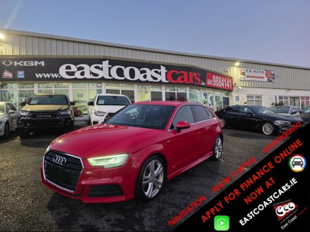 2019 Audi A3 1.4 S-LINE EDITION VIRTUAL COCKPIT - NAVIGATION -CARPLAY ANDROID AUTO HALF LEATHER PACK - REVERSING CAMERA / PARKING SENSORS - DRIVE MODE €23,500 thumbnail