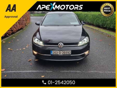 2020 Volkswagen Golf FINANCE ARRANGED * 2.0 DIESEL AUTOMATIC * IMMACULATE  * AUTOMATIC * AA APPROVED * NEW NCT OCT-27 * 101 SAFETY CHECKLIST * 12-MONTH ROADSIDE ASSIST  * TOP-SPEC * LOW LOW KMs * ADAPTIVE CRUISE * LOW TAX €24,949