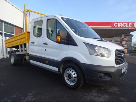 2017 Ford Transit 7 Seater Crew Cab Tipper 9ft €22,750