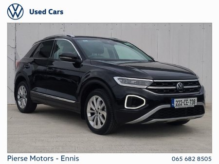 2022 Volkswagen T-Roc 1.0 TSI 110HP Style - Heated Seats