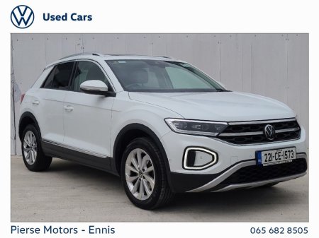 2022 Volkswagen T-Roc 1.0 TSI 110HP Style Plus - Pan Roof €28,950