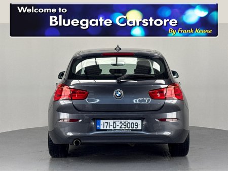 2017 BMW 1 Series 116D**MULTIFUNCTIONAL STEERING WHEEL**BLACK CLOTH INTERIOR**DIGITAL MEDIA DISPLAY**BLUETOOTH**AIR CONDITIONING**NAVIGATION**ISOFIX**FINANCE AVAILABLE** €14,995 thumbnail