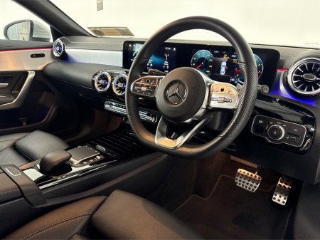 2021 Mercedes-Benz CLA Class 180 AMG LINE PREMIUM**BLACK LEATHER INTERIOR**FRONT HEATED SEATS**AMBIENT LIGHTING**UPGRADED 18"ALLOYS**TOUCH SCREEN MEDIA DISPLAY**REVERSE CAMERA**PARKING SENSORS**APPLE CARPLAY**KEYLESS START** €30,995 thumbnail