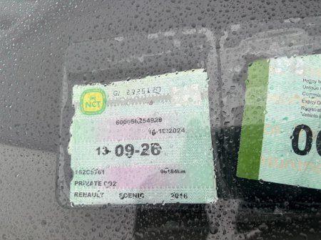 2016 Renault Scenic MEGANE BOSE 1.5 DCI 110 S/S 20 4DR €7,950