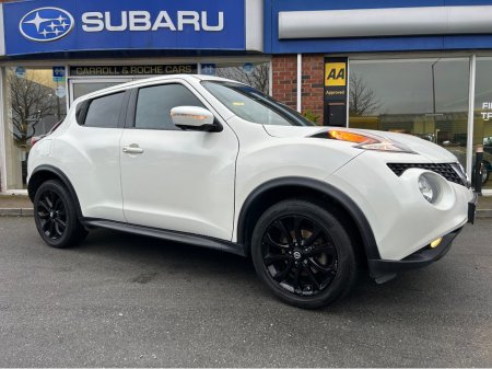 2015 Nissan Juke 1.5 DCI TEKNA SUV in White + Black Detail & Black Leather - Trade-In Welcome - Assured Dealer Warranty & Fully Serviced -