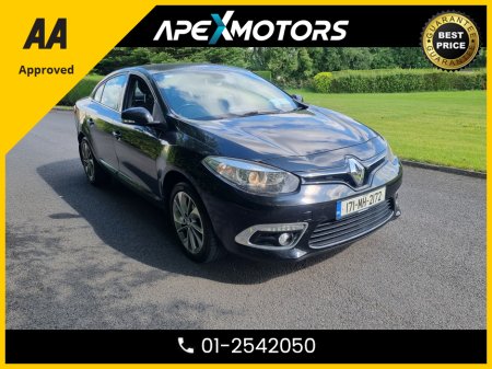 2017 Renault Fluence FINANCE ARRANGED * R-LINK 1.5 DCI * NEW NCT FEB-27 * LOW TAX FEB-25 * AA APPROVED  * 101 SAFETY CHECKLIST * IMMACULATE * TOP-SPEC 4DR SALOON * CRUISE CONTROL and SPEED LIMITER * 2-KEYS 01-2542050