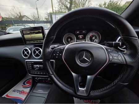 2015 Mercedes-Benz A Class A180 ONLY 38,105 KLMs SAT NAV PACK LEATHER TRIM SEATS INTERIOR HALF LEATHER SEATS / HI SPEC / SYSTEM LOW ROAD TAX BAND / SIMI DEALER €15,750 thumbnail