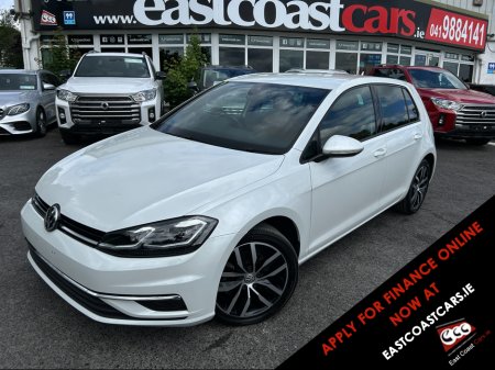 2018 Volkswagen Golf 1.4 SPECIAL TAN LEATHER SEATS HIGHLINE MK7.5  SAT NAV PACK - VIRTUAL CLOCKS -REVERSE CAMERA - NAVIGATION - CARPLAY - ANDROID AUTO- BLIND SPOT REAR TRAFFIC ASSIST - DISCOVER PRO